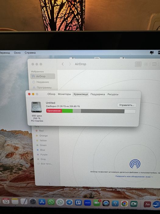 Macbook pro Retina 2015 ssd 256 ГБ