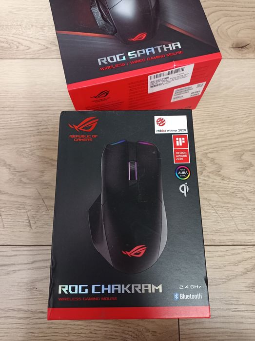 Mouse Sigilat Gaming Wireless - Asus ROG Spatha - Chakram