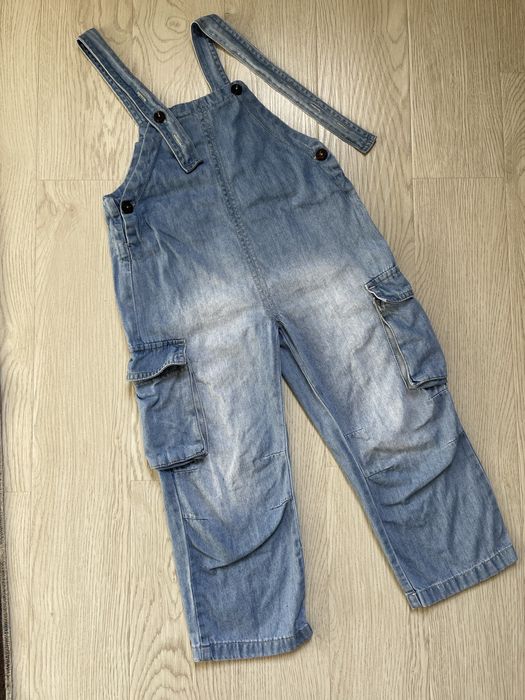 Джинсовый комбинезон, унисекс