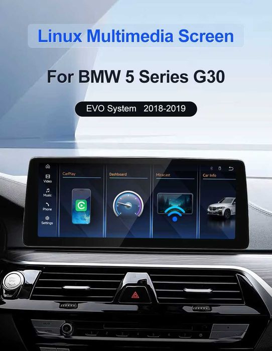 Display BMW G30 , Android , Carplay , Android Auto