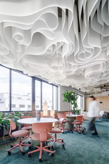 ВОЛНИСТЫЕ ПОТОЛКИ | Defuzer potolok | To’lqinsimon shiftlar |