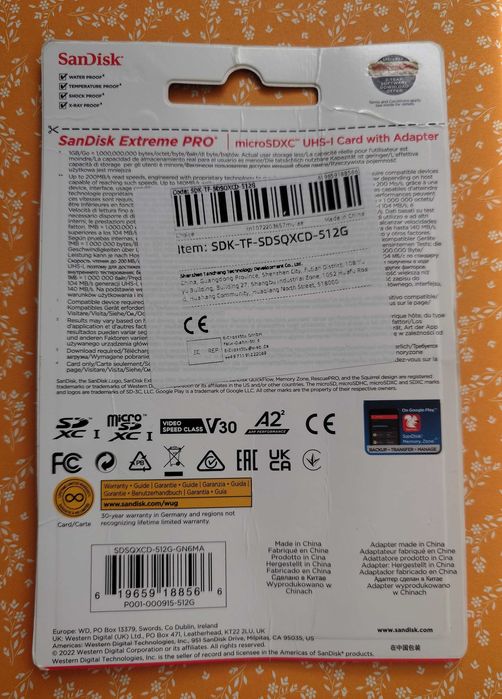 SanDisk Extreme Pro microSDXC 512GB