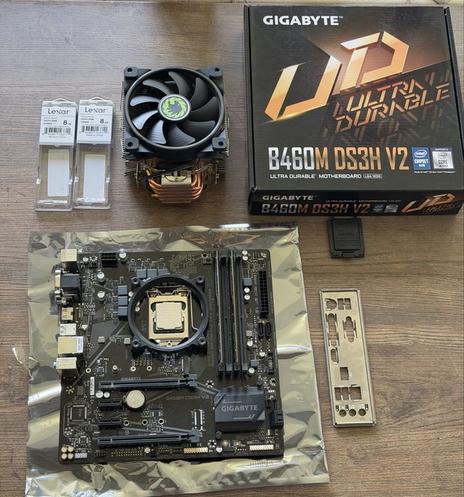 i5-10400F / B460M / 16GB DDR4 Комплект бля сборки ПК