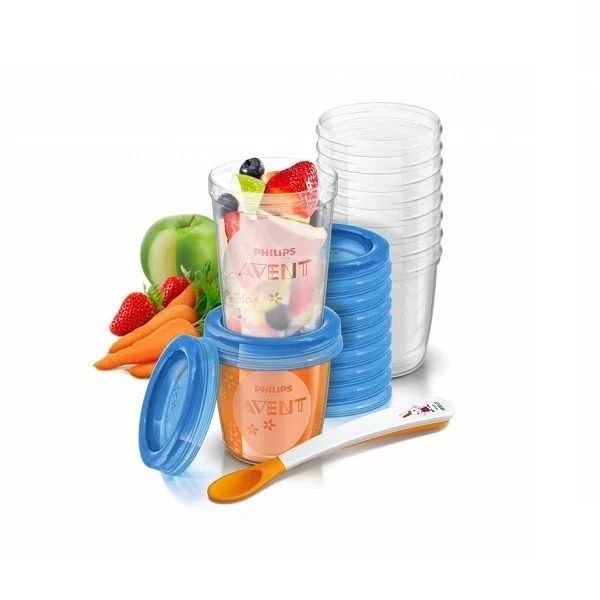 Avent Комплект за съхранение на бебешка храна x20 броя