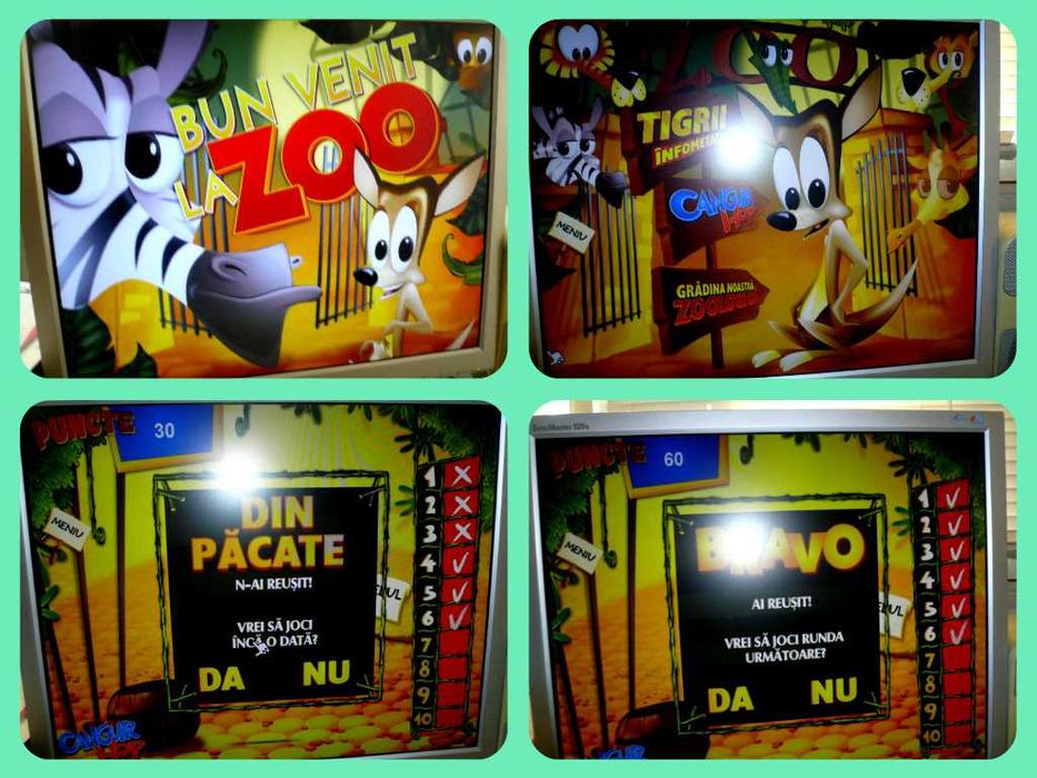 Joc BUN VENIT LA ZOO pe CD, pt copii prescolari, in RO si maghiara