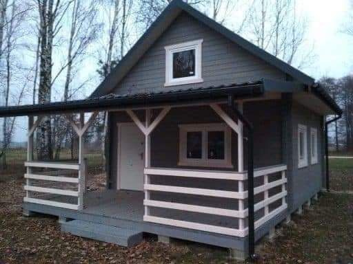 Case din lemn structura tratata