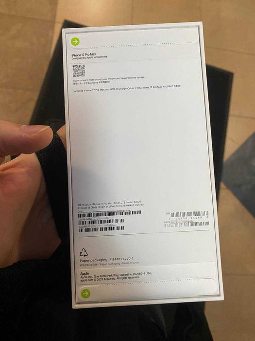 IPHONE 17 PRO , 17 PRO MAX 256, 512, 1TB, 2TB FULL COLOR