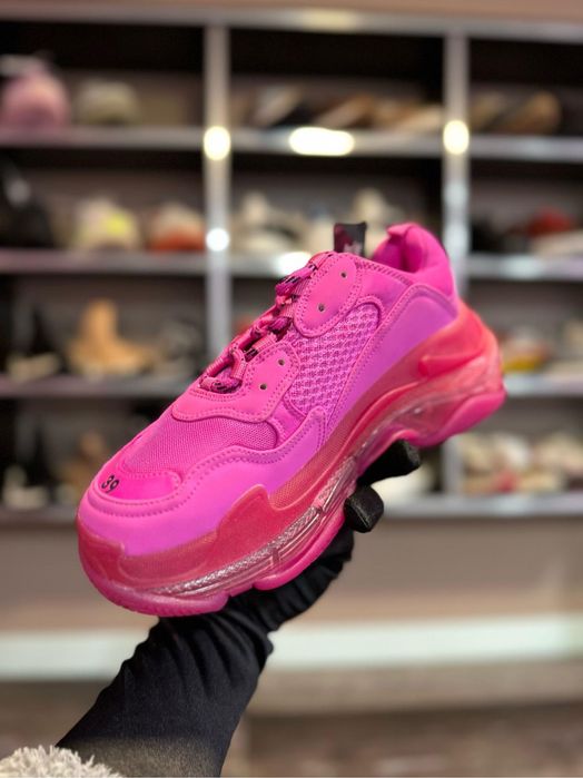 Adidasi Balenciaga Triple S roz fucsia AAA 41