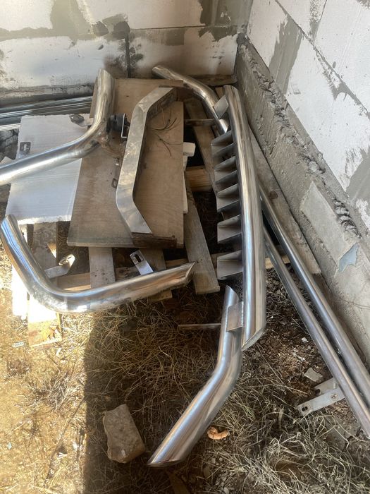 Защита бампера ланкрузер 200