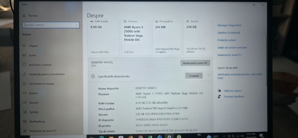 Laptop 13" lenovo ideapad 530s -14ARR