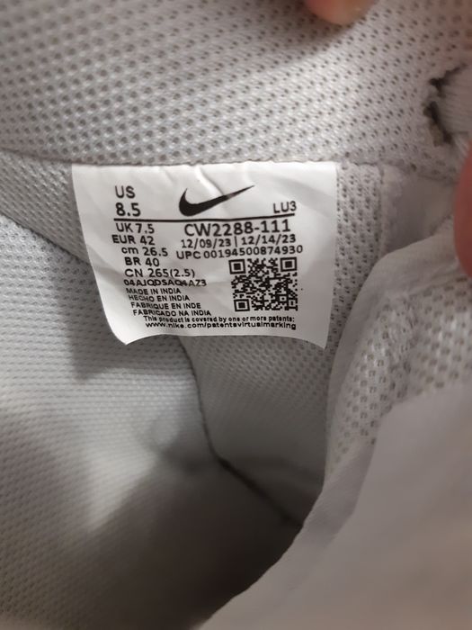 Nike Air Alb marimea 42