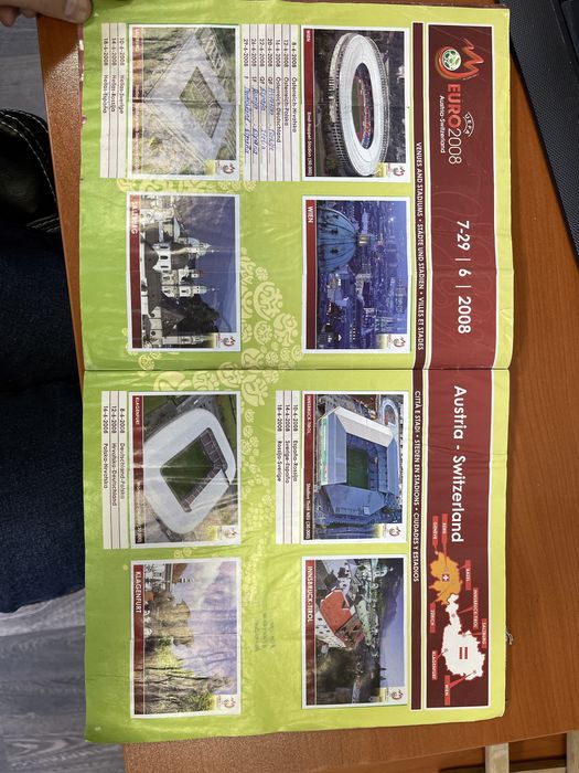 Альбом ЕВРО-2008 Panini