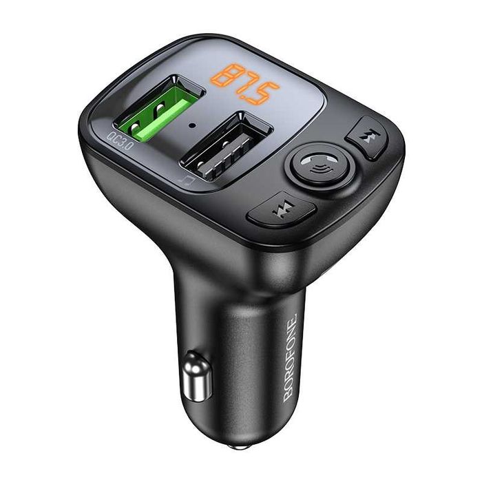 Bluetooth 18W FM Трансмитер 2x USB Borofone BC41 карта памет KAЧЕСТВЕН