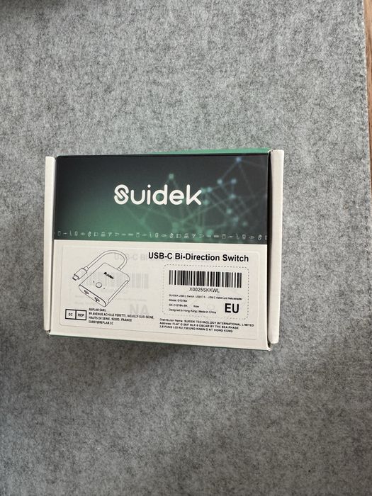 Suidek D1078A Switch USB-C bidirecțional 8K 60Hz, 10Gbps, PD 100W