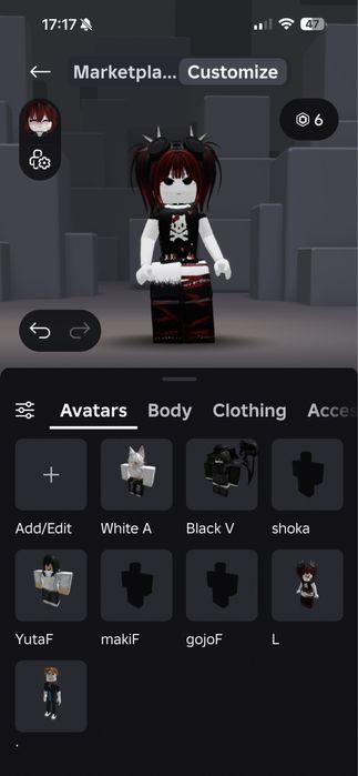 Продаю аккаунт в роблоксе