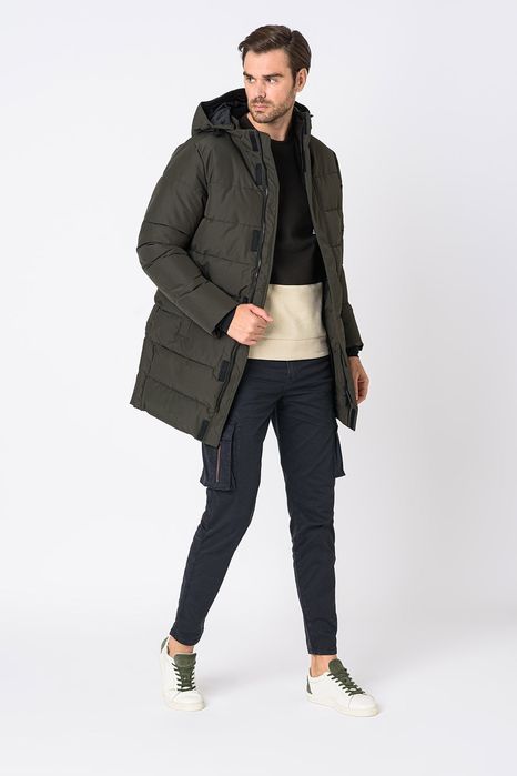 -65%Чисто ново мъжко яке Only & Sons - Зимно капитонирано яке с отделя