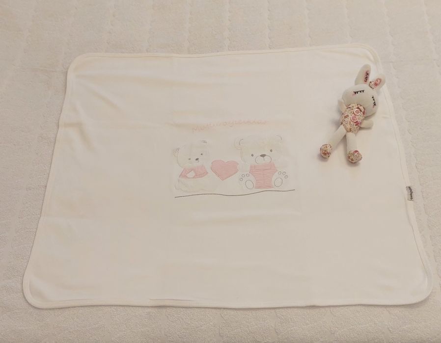 Плед трикотажный для новорождённого