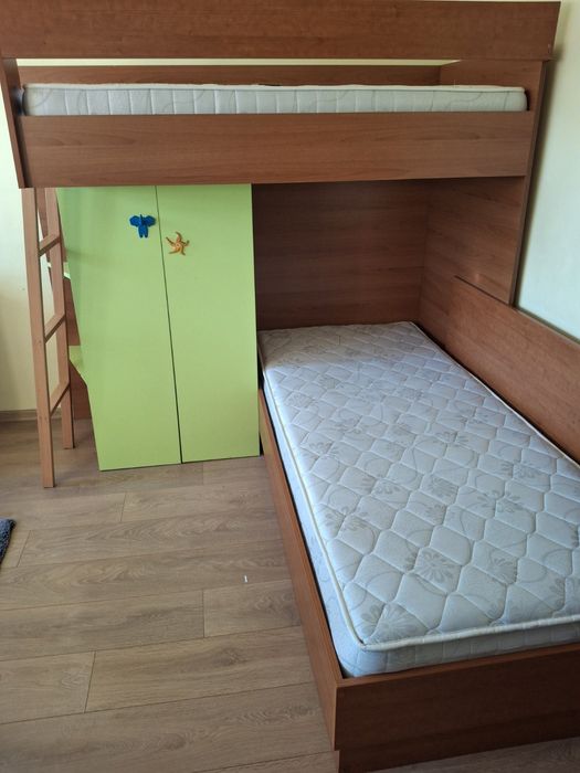 ДЕТСКО Двуетажно легло