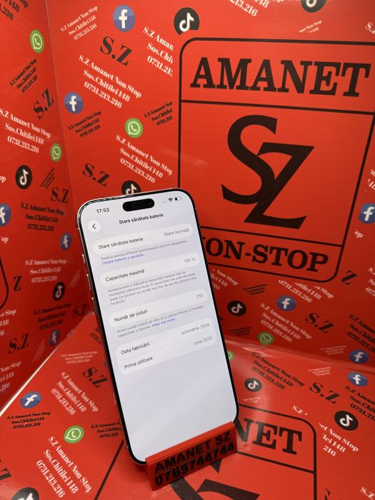 Iphone 16 Pro Max Amanet SZ Non Stop