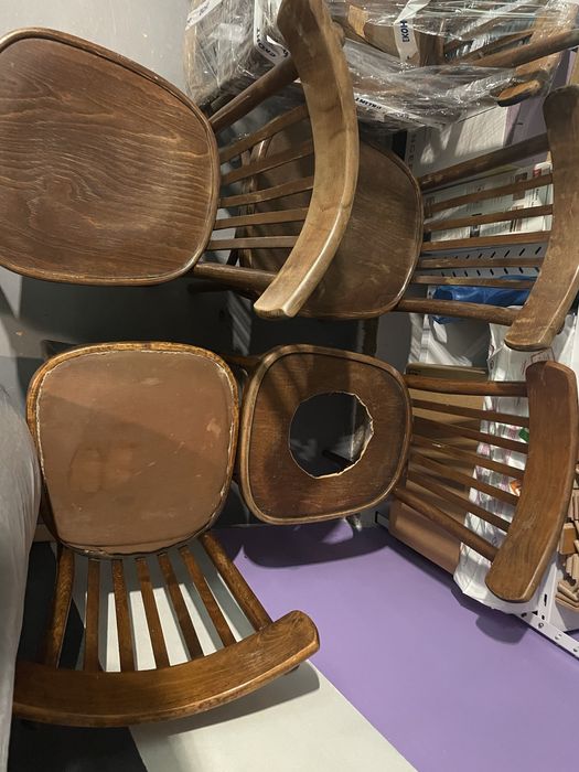 Пресътворени Столове тип виенски тонет, антикварни