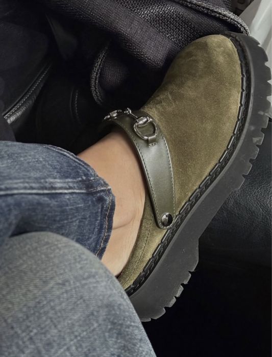 Gucci обувки от велур