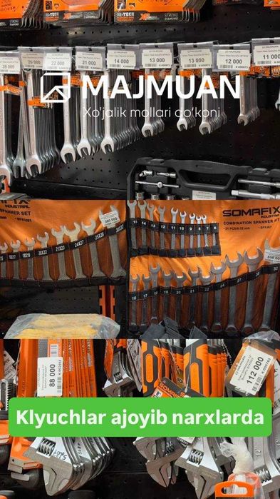 Kalitlar turli o‘lchamdagi