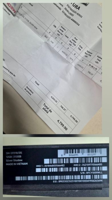 Samsung Galaxy  S25 -  512 GB  Silver Shadow