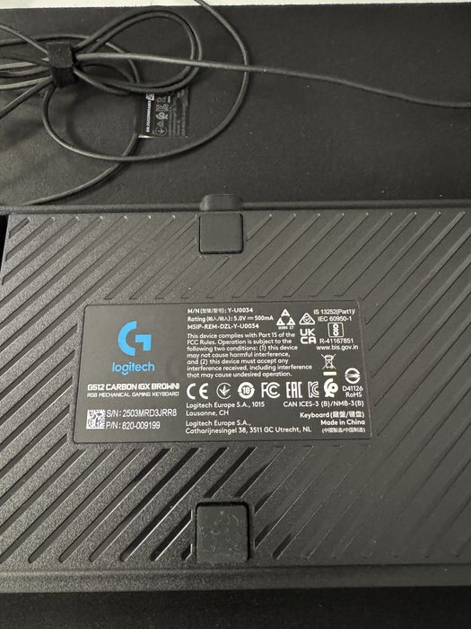 Logitech G512 и G502 геймърски клавиатура и мишка