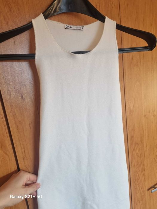 Рокля Zara-дълга бяла