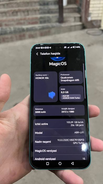 Xonor x8c yangi 2oy ishlagan