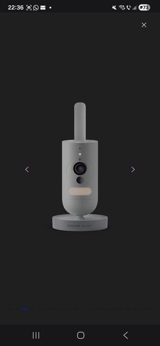 Philips Avent Premium Connected Monitor Premium SCD973/26  pentru bebe