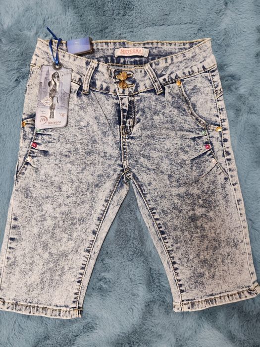 Pantaloni scurți Meteora denim noi
