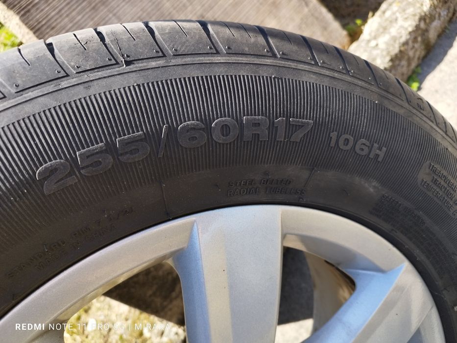 Джанти с гуми 17 цола Фолксваген Туарег 5х130