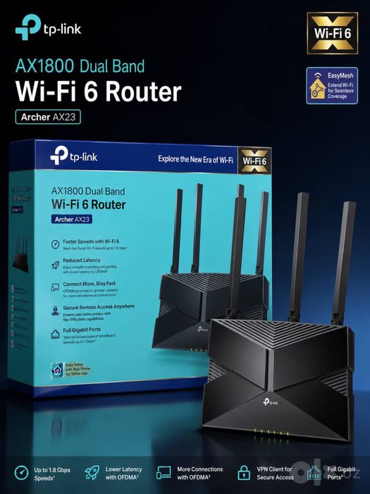 TP-Link Archer AX23 — AX1800 Wi-Fi 6 роутер