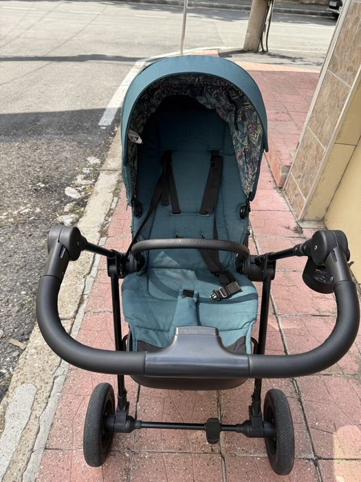 Бебешка количка KinderKraft ALL ROAD, зелена