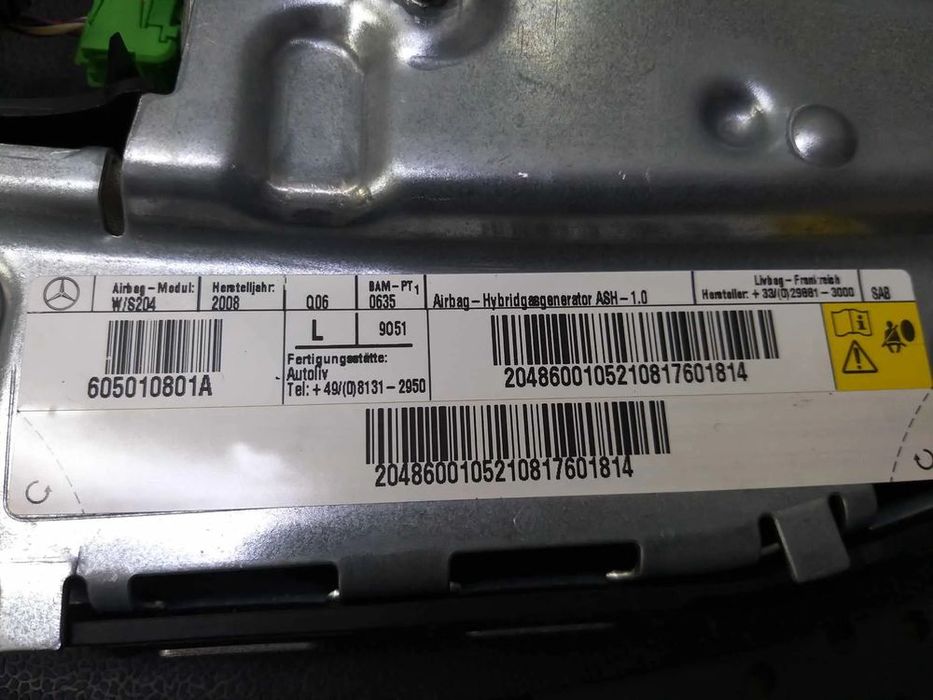 Airbag scaun stanga mercedes c class w204 605010801a