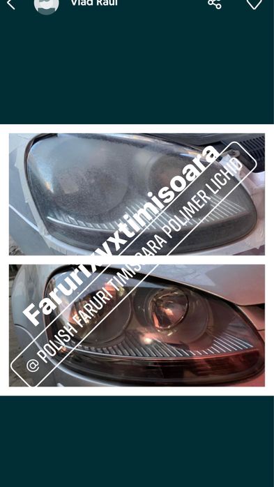 Polish Auto/Polish Faruri prin polimerizare Folii ppf
