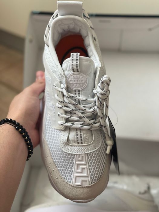 Versace chain reaction albi full white