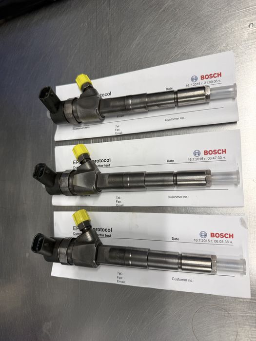 Втора употреба дюзи Bosch 0986435280 / 0445110524 (тествани, готови за монтаж) Alfa Romeo / Fiat / Jeep / Lancia / Opel 1.6 MultiJet / CDTI