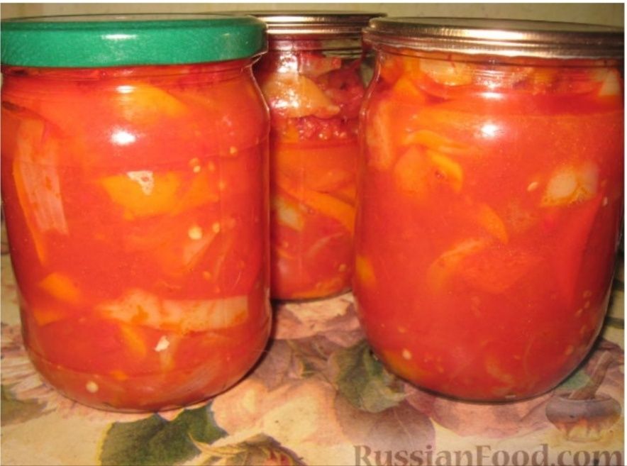 Продам салат Лечо, салат из кабачков