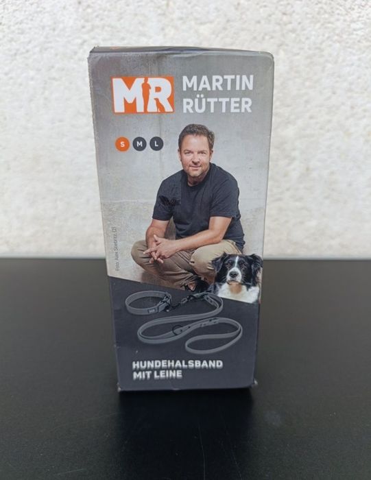 Zgarda caini caine catel cu lesa MARTIN RUTTER flexibila vinil moale
