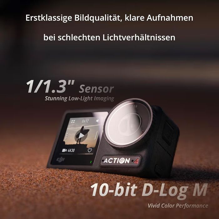 DJI Osmo Action 4 Essential Combo 4k, sigilat