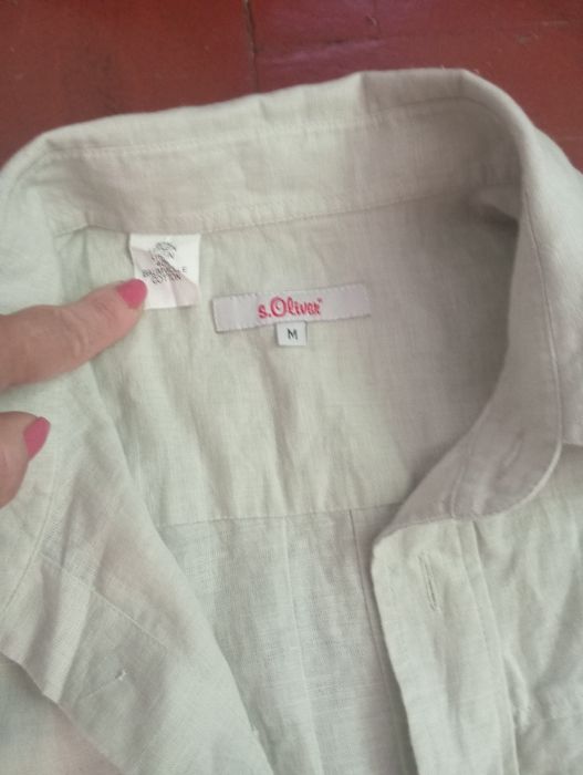 Мъжка ленена риза марка Oliver.