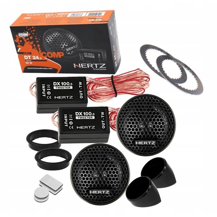 Комплект пищялки HERTZ DT24.3 24мм 80W 4 ома 4 броя