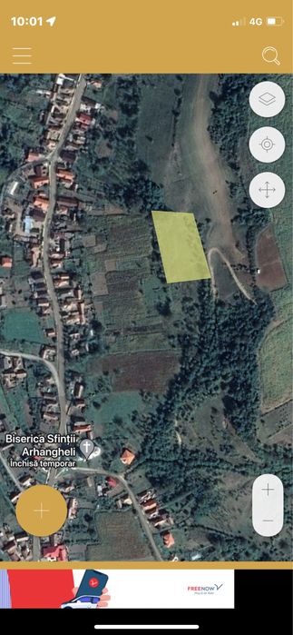 Vand teren intravilan Fizesu Gherlii 4100 mp