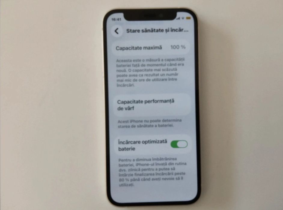 IPhone 12 Mini Alb 128GB 100% Baterie