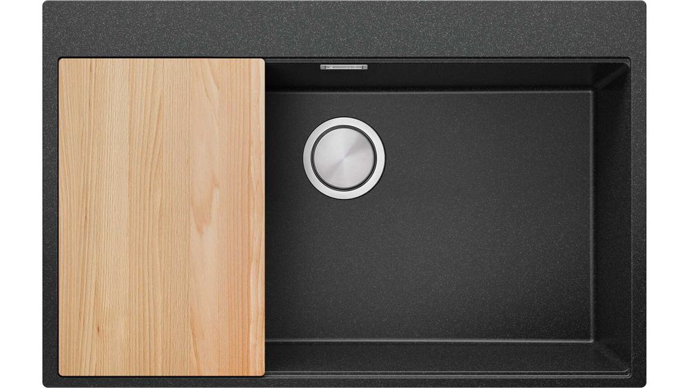 графит Кухненска Мивка от гранит Осло 80 XXL Top 780 x 500 mm