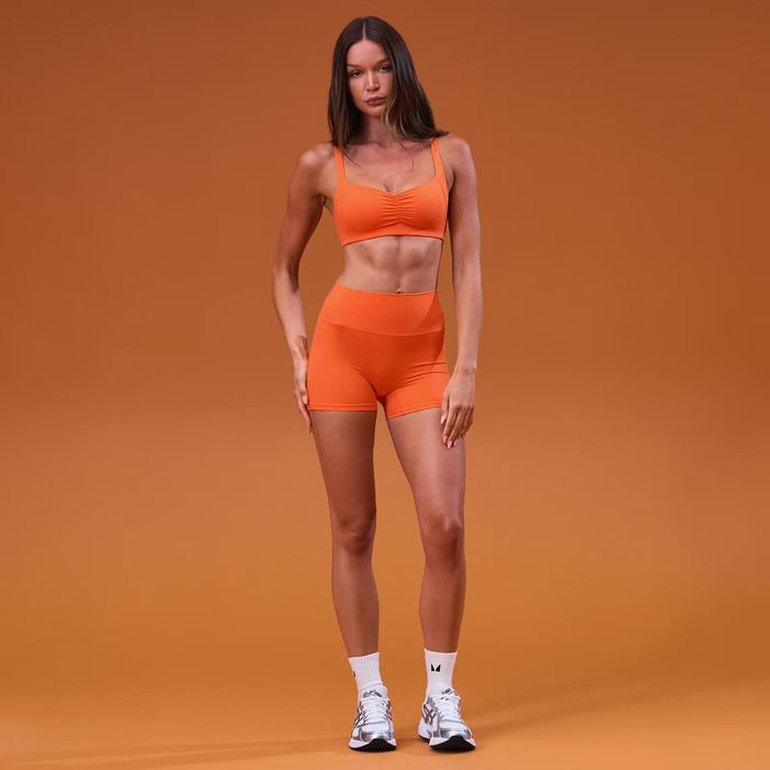 Къси панталонки MP Tempo Dipped Waist за жени sunset оранжеви оранжево myprotein my protein