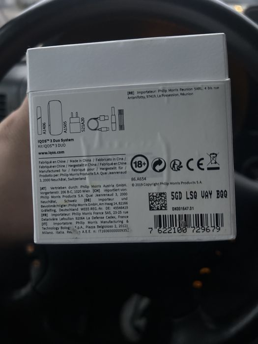 Iqos 3 duo carcasa + cutie