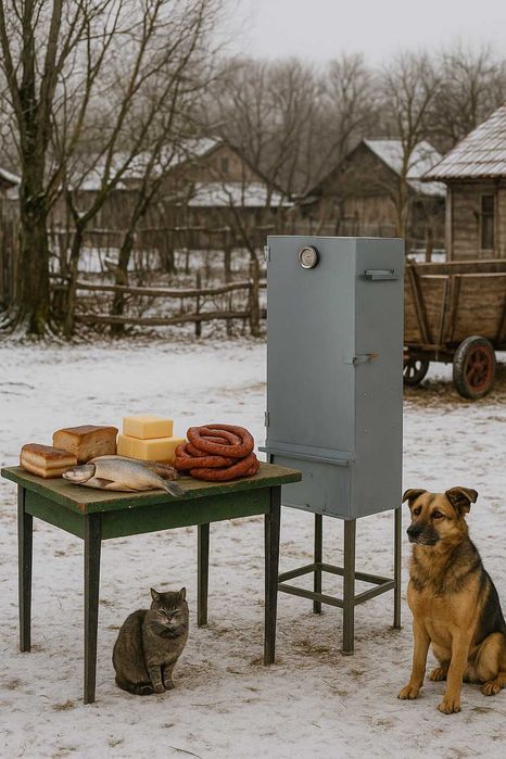 Afumatoare Carnat Carne Branza Peste Alimente Clisa 80x30x40cm TM